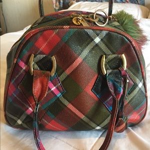Vivienne Westwood plaid handbag